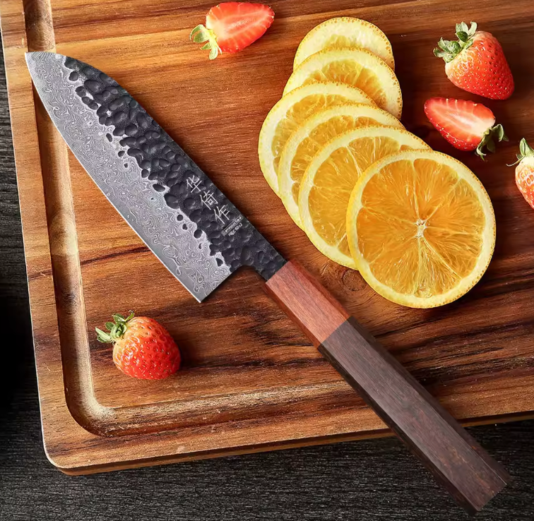 Cuchillo Santoku Mango Madera 12,5 CM