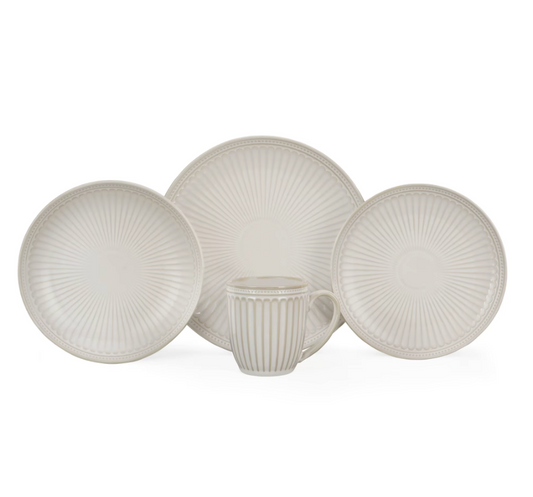 Juego de Vajilla de Porcelana Cerámica · 24 piezas